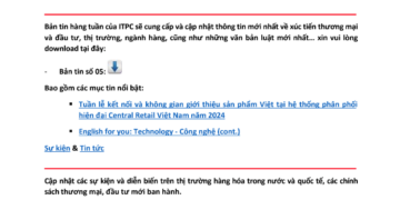 hệ thống phân phối sản phẩm xuất khẩu